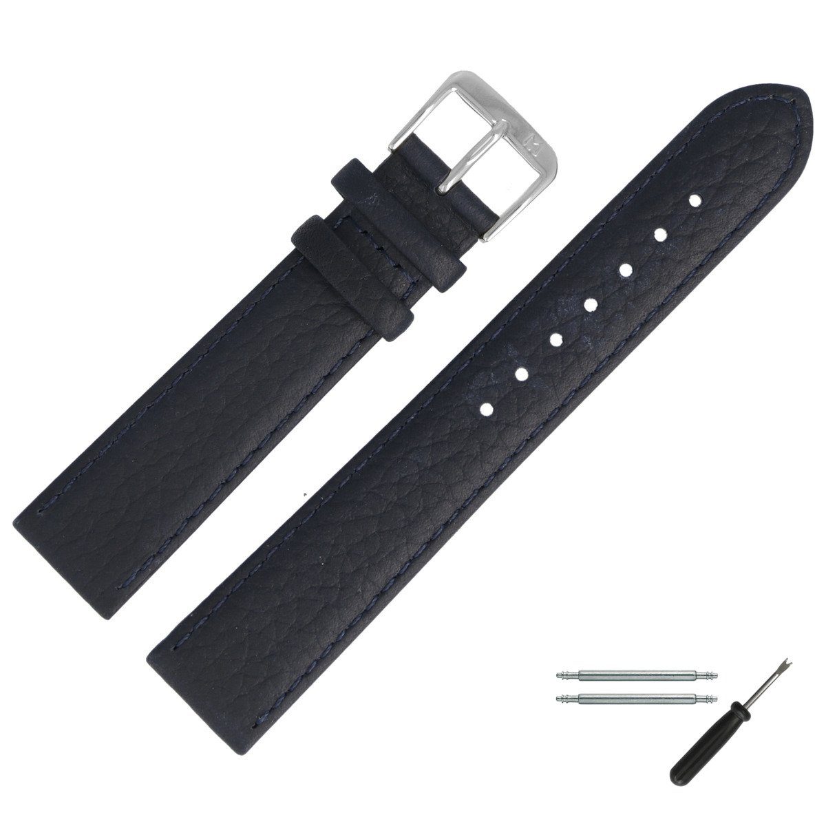 MARBURGER Uhrenarmband 20mm Leder Shrunk Geschmrumpft günstig online kaufen