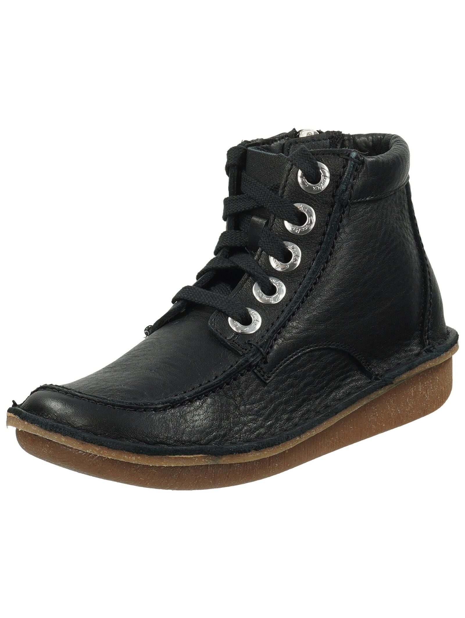 Stiefelette Leder Schnürstiefelette