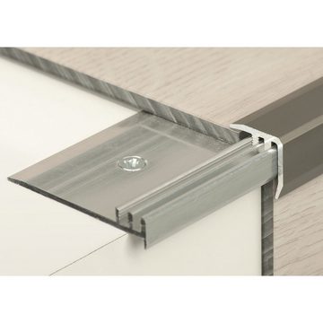 prinz Übergangsprofil Prinz DESIGN-STEP Treppenkantenprofil, 100 cm silber