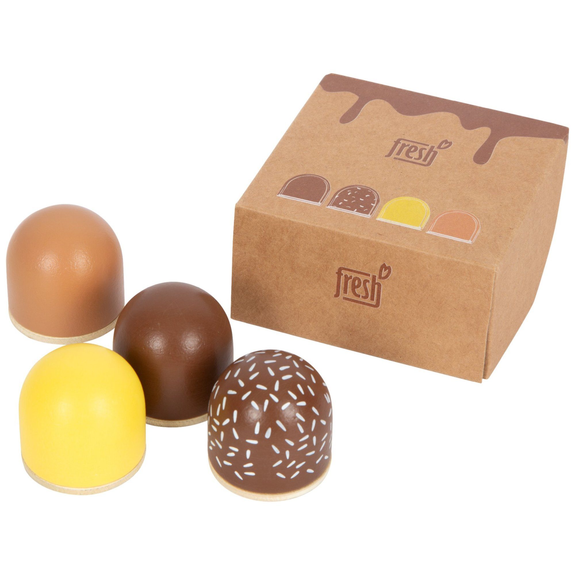 Small Foot Kaufladensortiment small foot Schokoküsse „fresh“, (5-tlg)