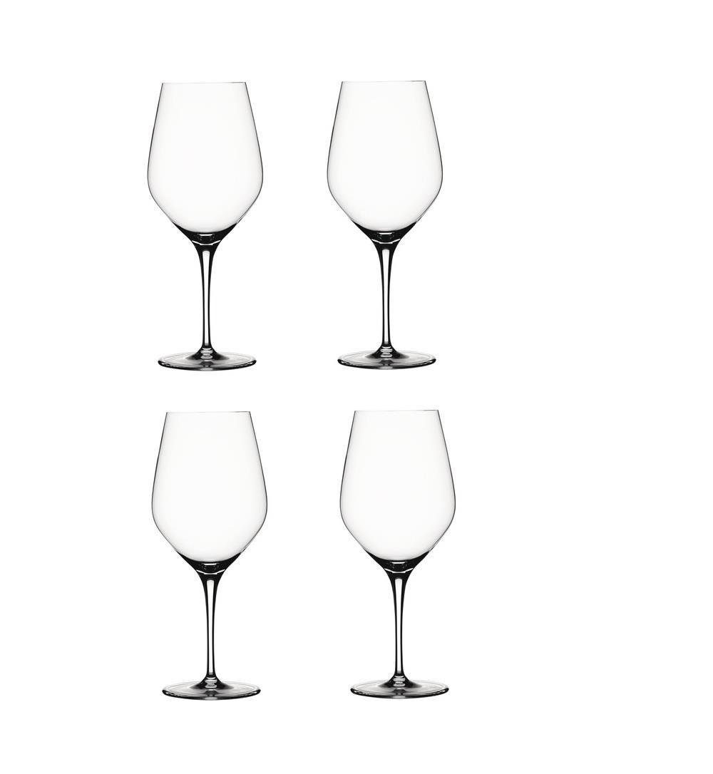 SPIEGELAU Weinglas Spiegelau Authentis Bordeaux (4er Set), Glas