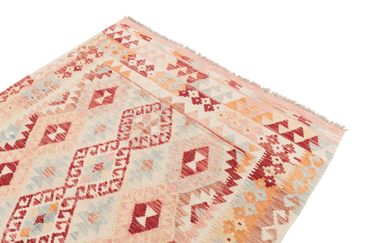 Orientteppich Kelim Afghan 154x194 Handgewebter Nain Höhe: 3 rechteckig, Orientteppich, mm Trading