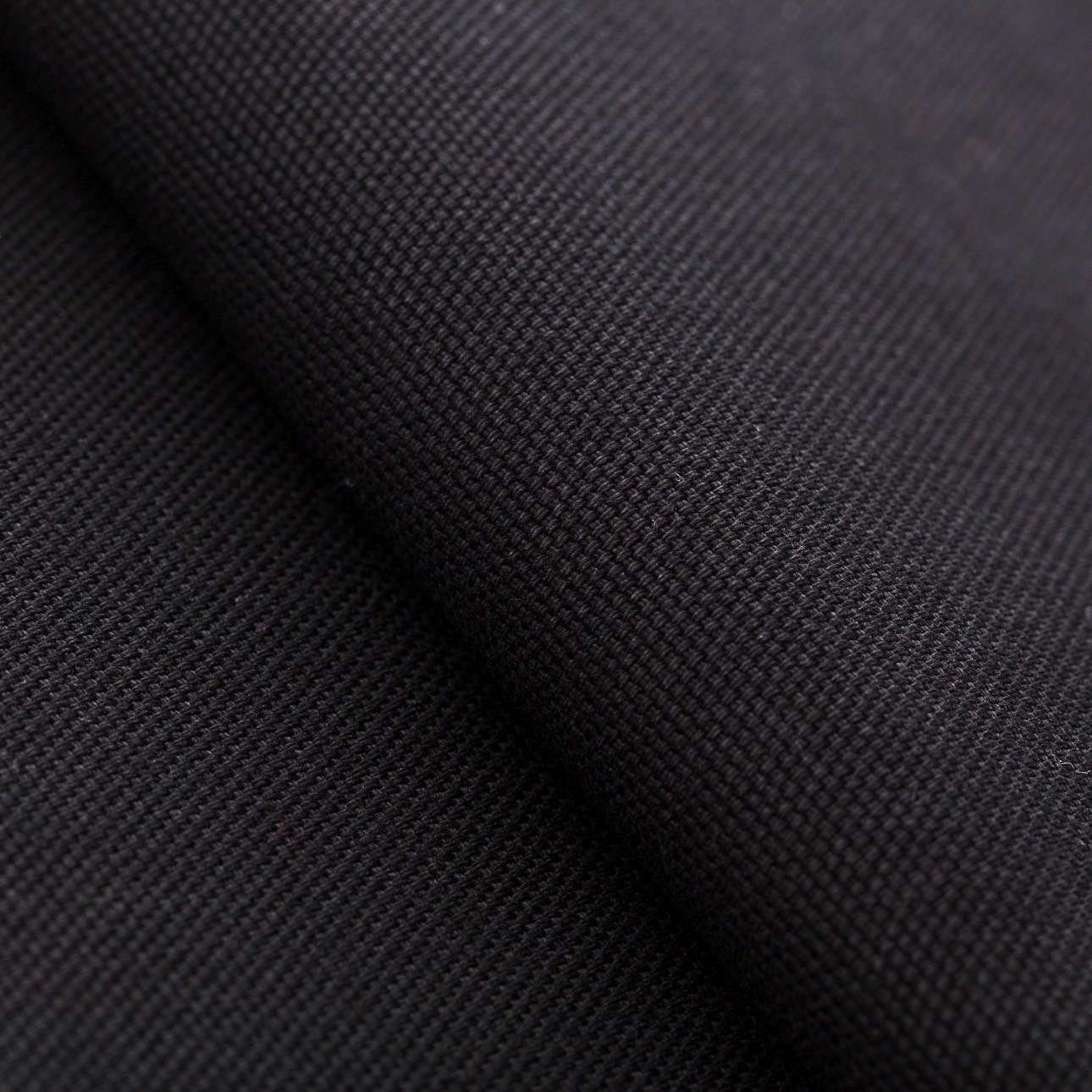 Dekoria Dekokissen Stuhlkissen Peter Bindeschnur schwarz mit 3,5 cm, Cotton Panama x 38 41x