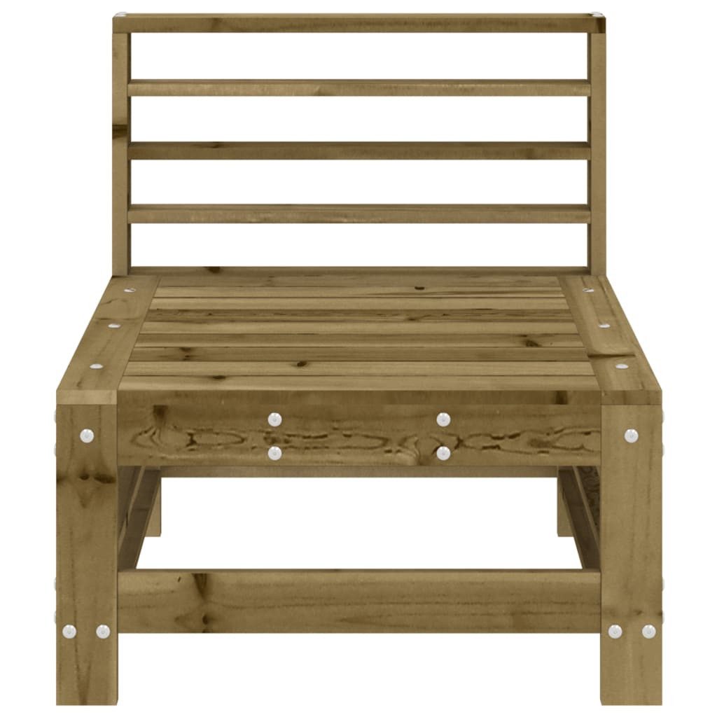vidaXL Sofaelement Garten-Mittelsofa Kiefernholz Imprägniert (1 günstig online kaufen