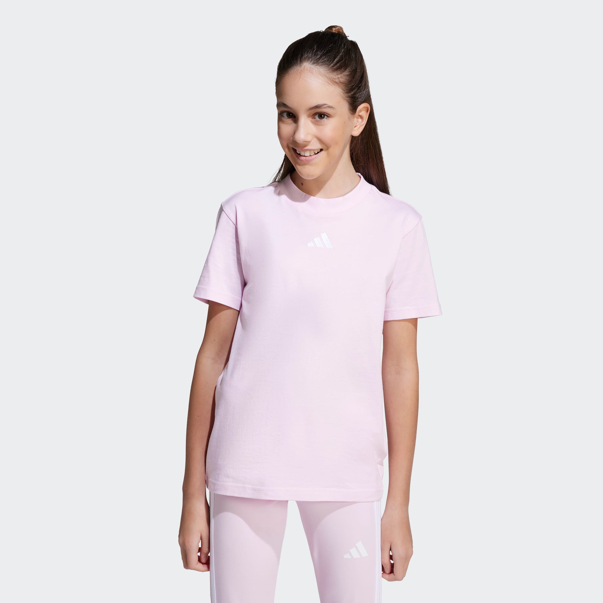 adidas Sportswear T-Shirt J SL TEE 160 für Kinder, mit Rundhalsausschnitt, ohne Verschluss, pflegeleicht