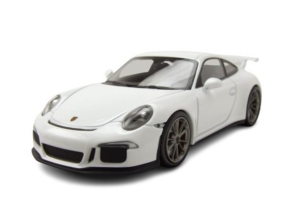 Minichamps Modellauto Porsche 911 (991) GT3 2012 weiß, Maßstab 1:43