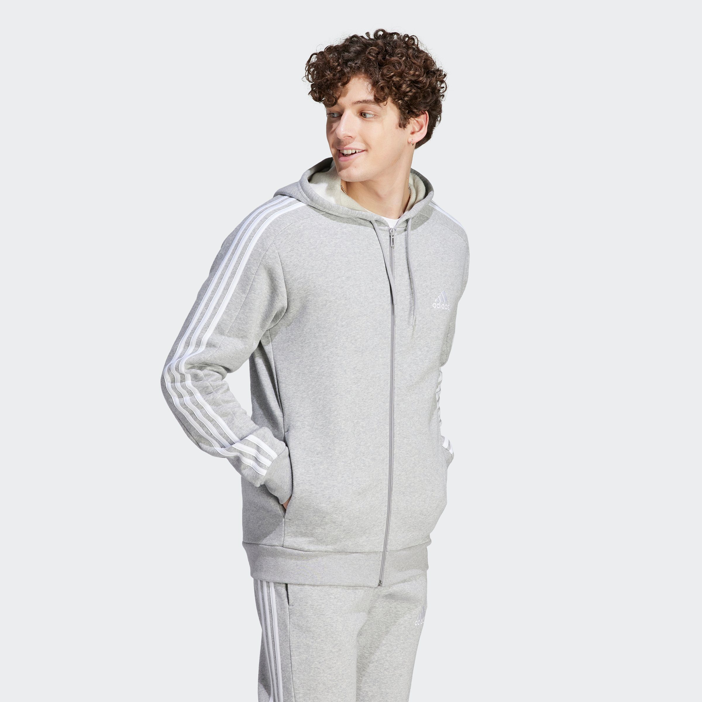 adidas Sportswear Kapuzensweatjacke ESSENTIALS 3STREIFEN KAPUZENJACKE günstig online kaufen