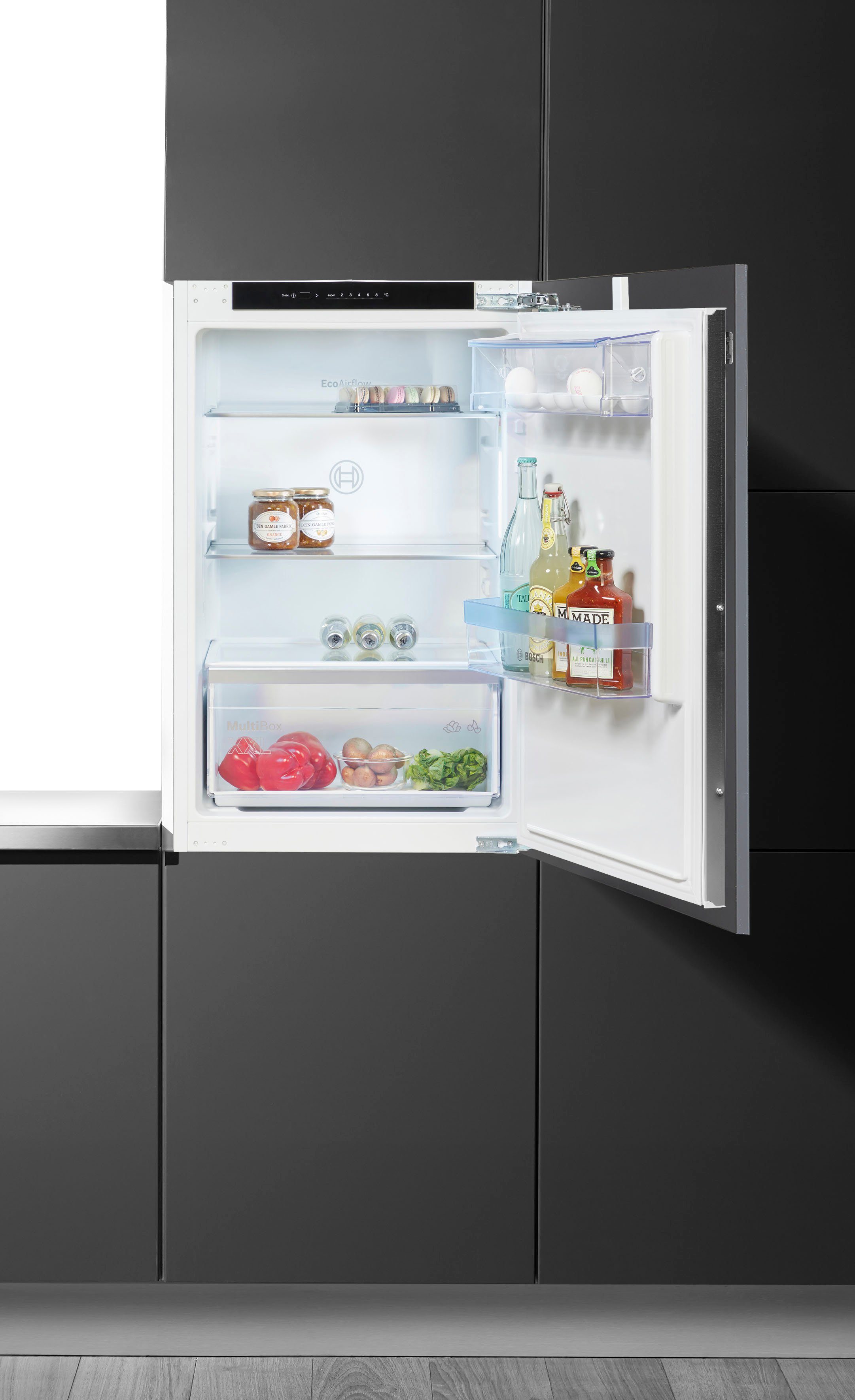 BOSCH Einbaukühlschrank Serie 4 KIR21VFE0, 87,4 cm hoch, 54,1 cm breit | Kühlschränke