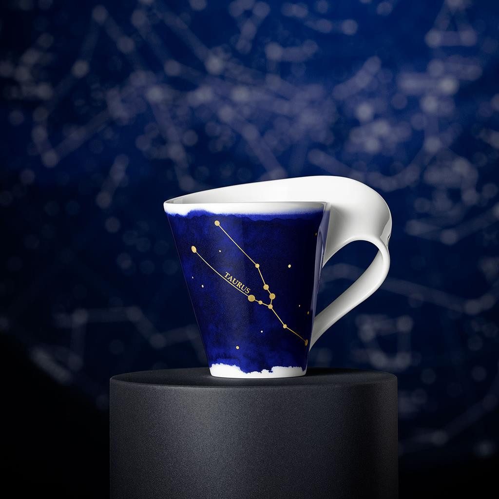 Villeroy & Boch Tasse NewWave Stars Tasse Stier 300 ml, 1-tlg., Porzellan