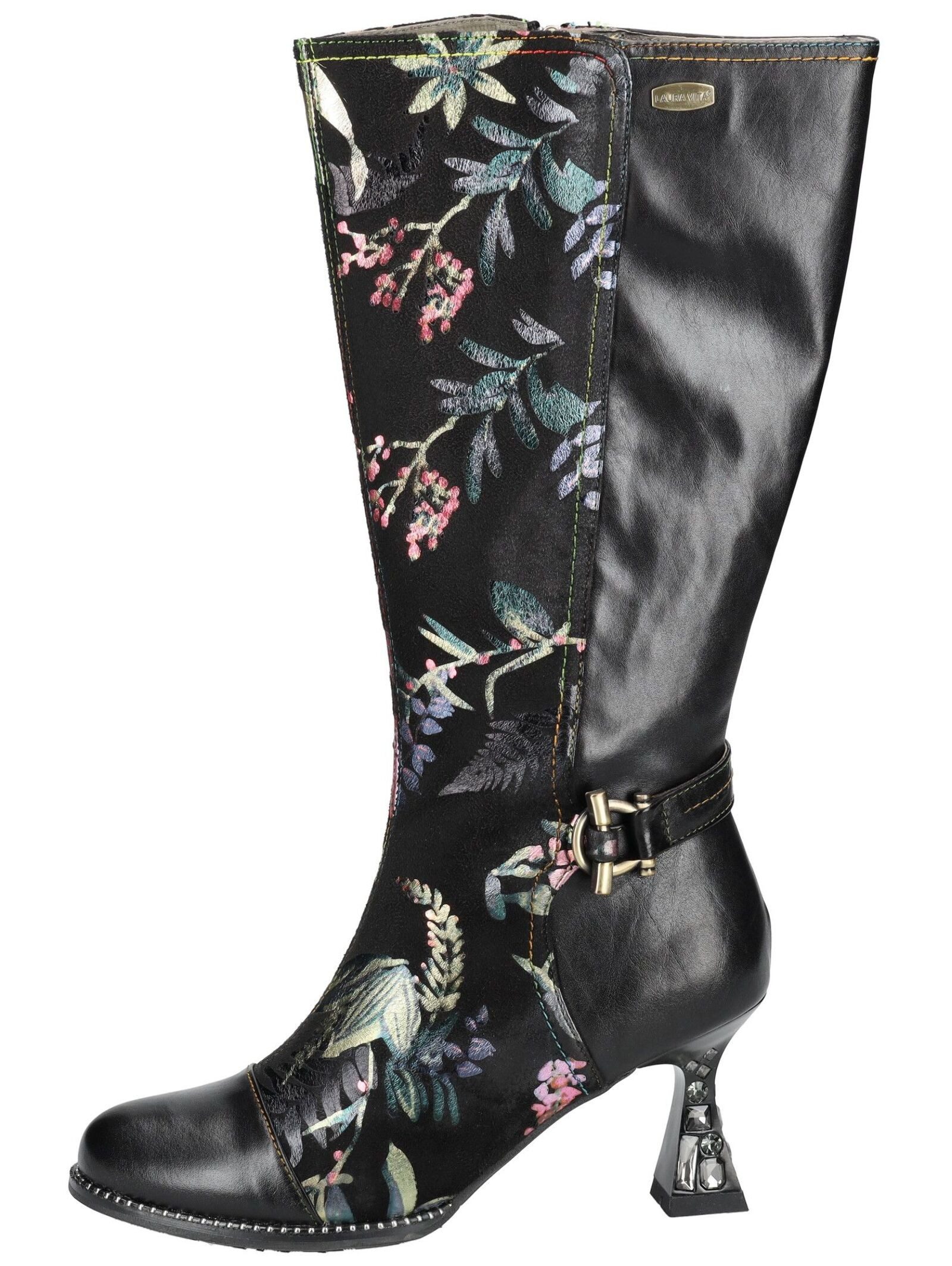 LAURA VITA LAURA VITA Stiefel Leder/Textil High-Heel-Stiefel günstig online kaufen