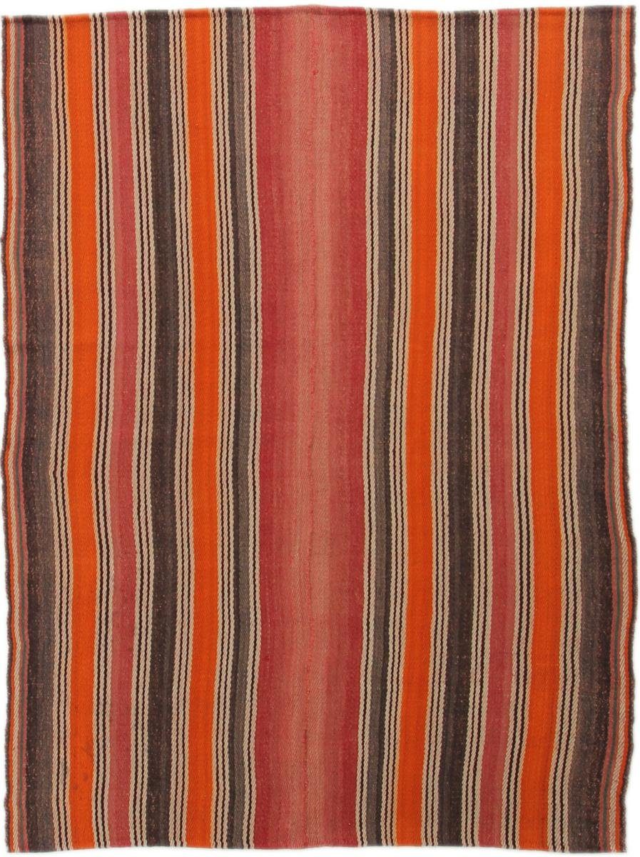 Orientteppich Kelim Fars Antik 132x181 Handgewebter Orientteppich / Perserteppich, Nain Trading, rechteckig, Höhe: 4 mm