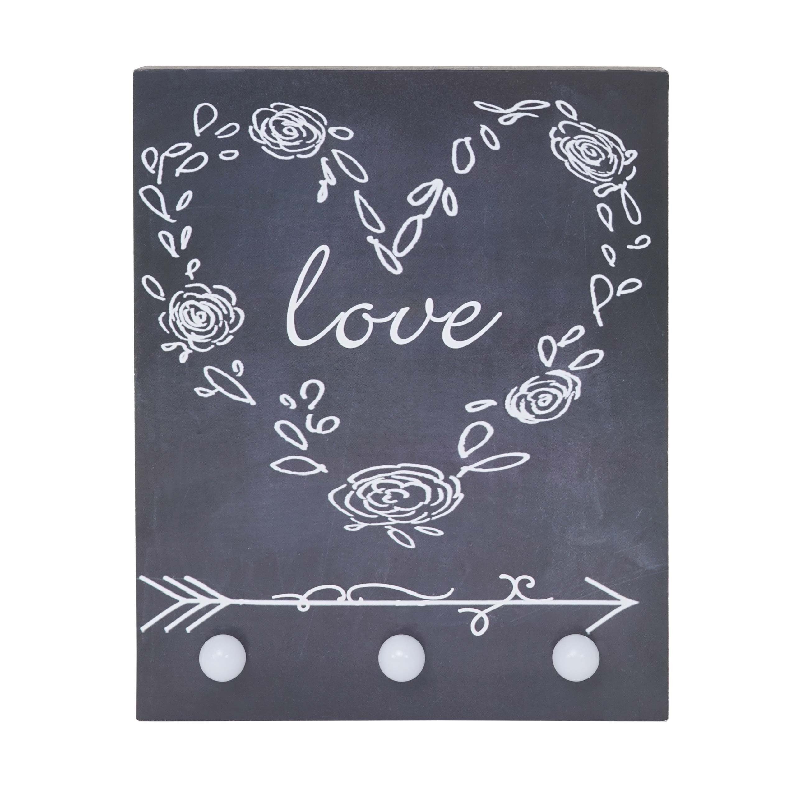 LED-Bild Wandbild-Love
