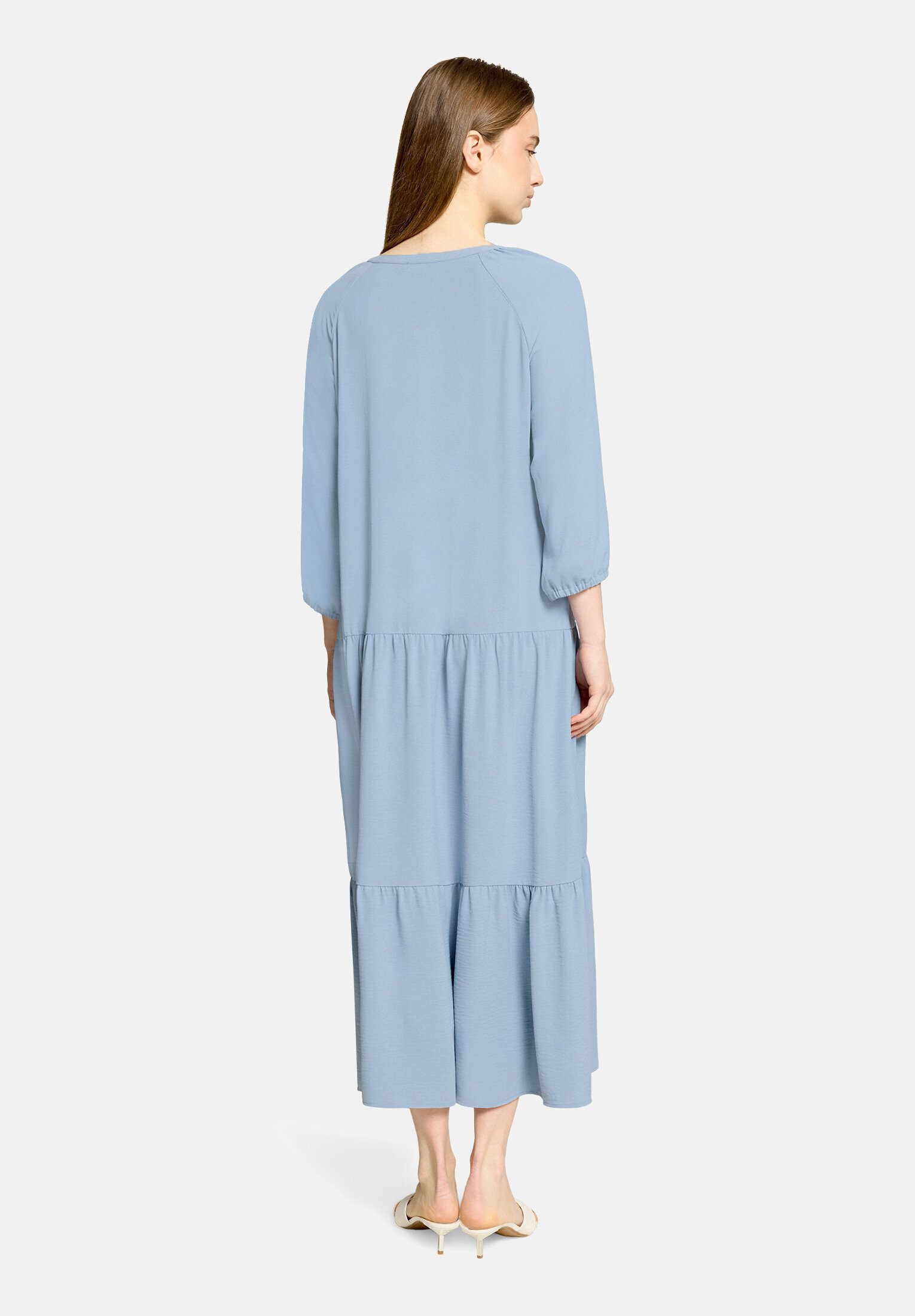Cartoon Midikleid Damen mit 3/4 Arm