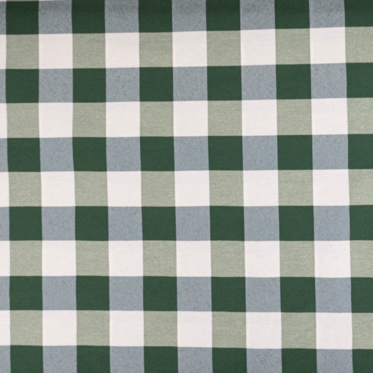 SCHÖNER LEBEN. Stoff Dekostoff Meterware BW-Mischgewebe große Karos 5,5x grün weiß 5,5cm, pflegeleicht