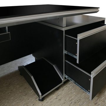 Jet-Line Schreibtisch Schreibtisch KEHL in schwarz