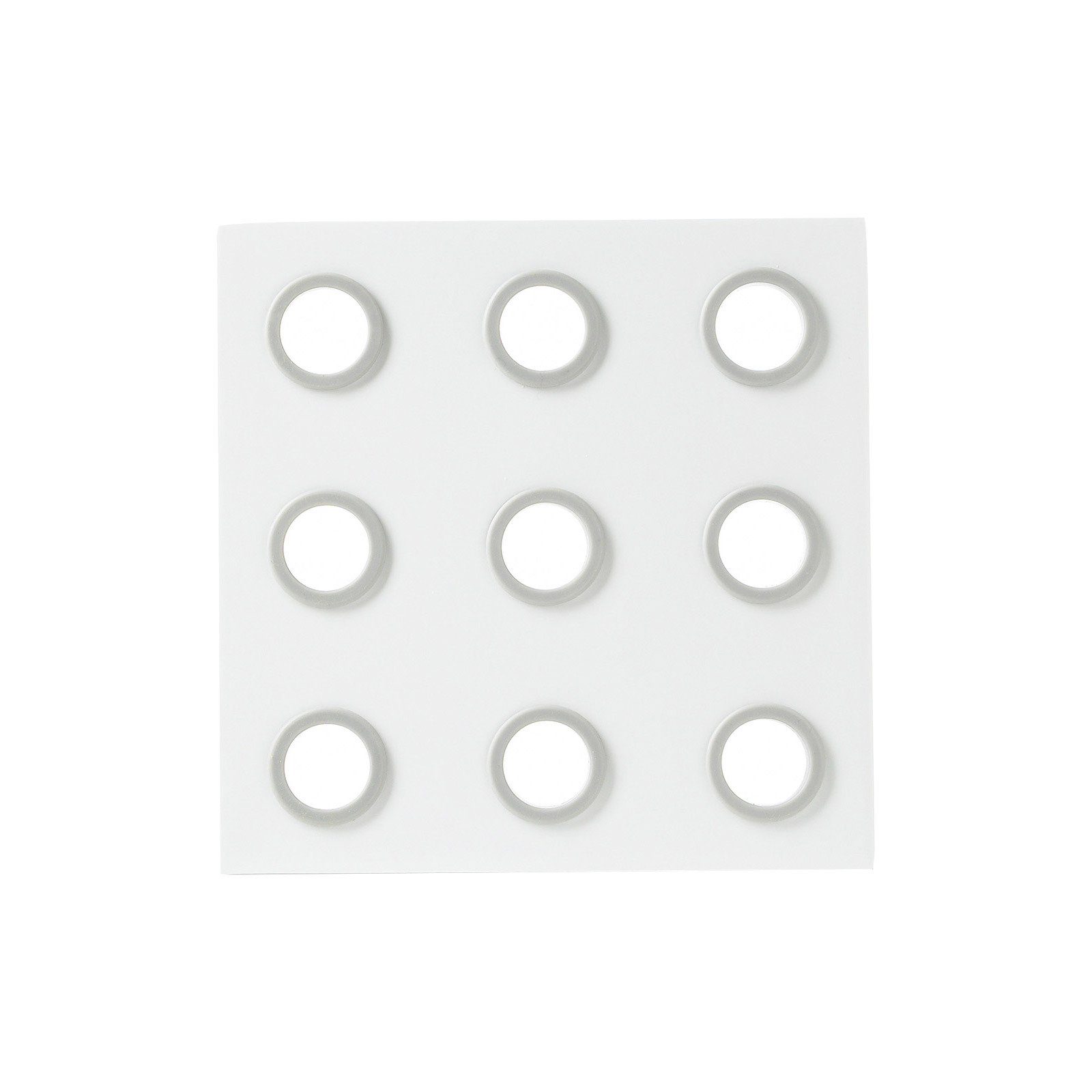 Mepal Glasuntersetzer Domino Untersetzer 16 x 16 cm, 1-tlg. Weiß