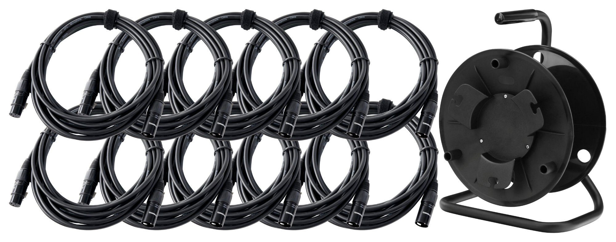 Pronomic XFXM-5 Mikrofonkabel XLR 5m Kabeltrommel günstig online kaufen