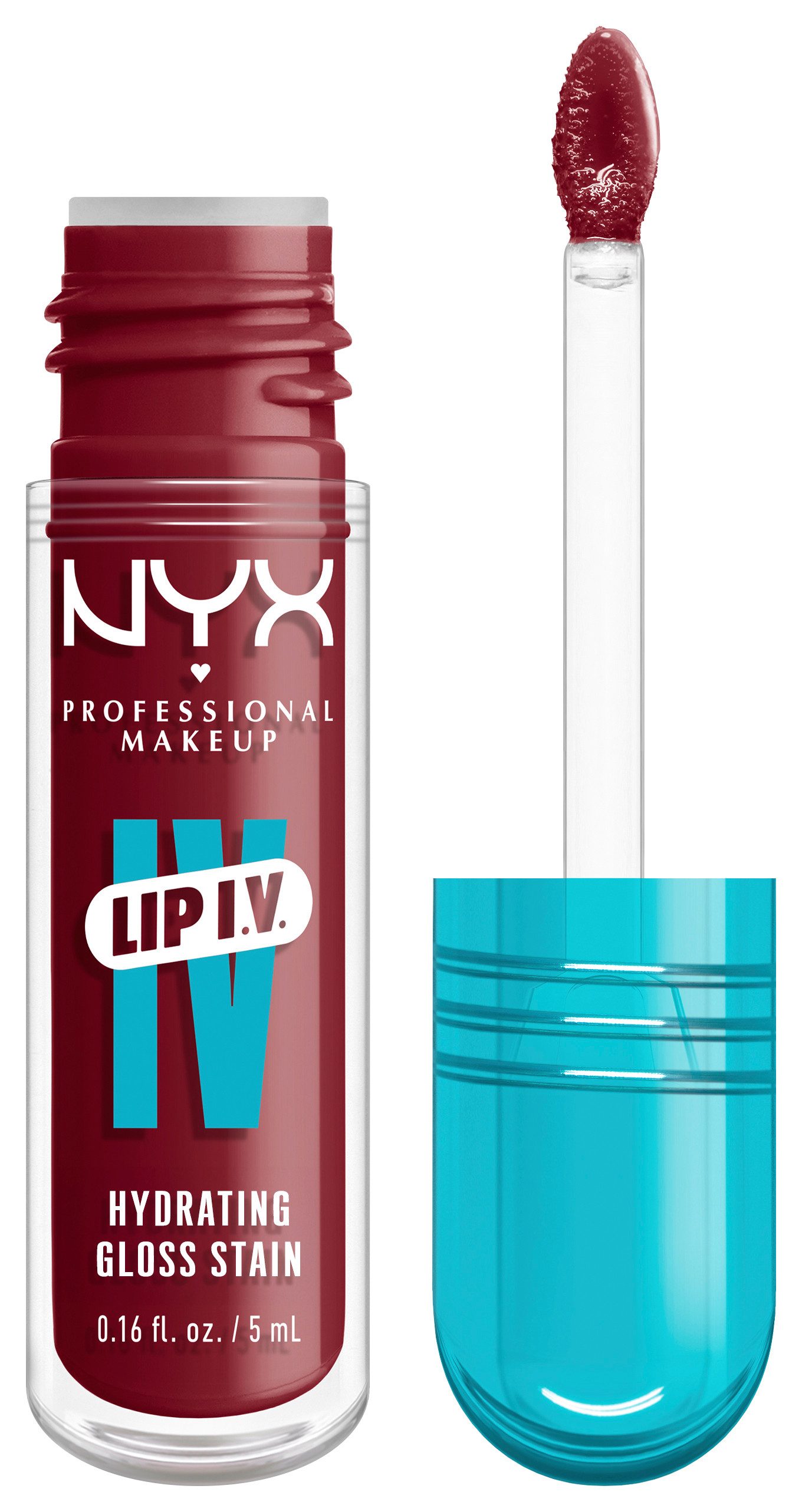 NYX PROFESSIONAL MAKEUP Lipgloss LIP IV GLOSS SERUM, gibt den Lippen einen unwiderstehlichen Wet-Look
