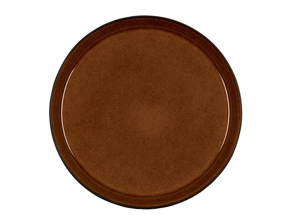 Bitz Speiseteller Speiseteller black / amber 27 cm, Speiseteller Gastro 27 cm Schwarz/Amber