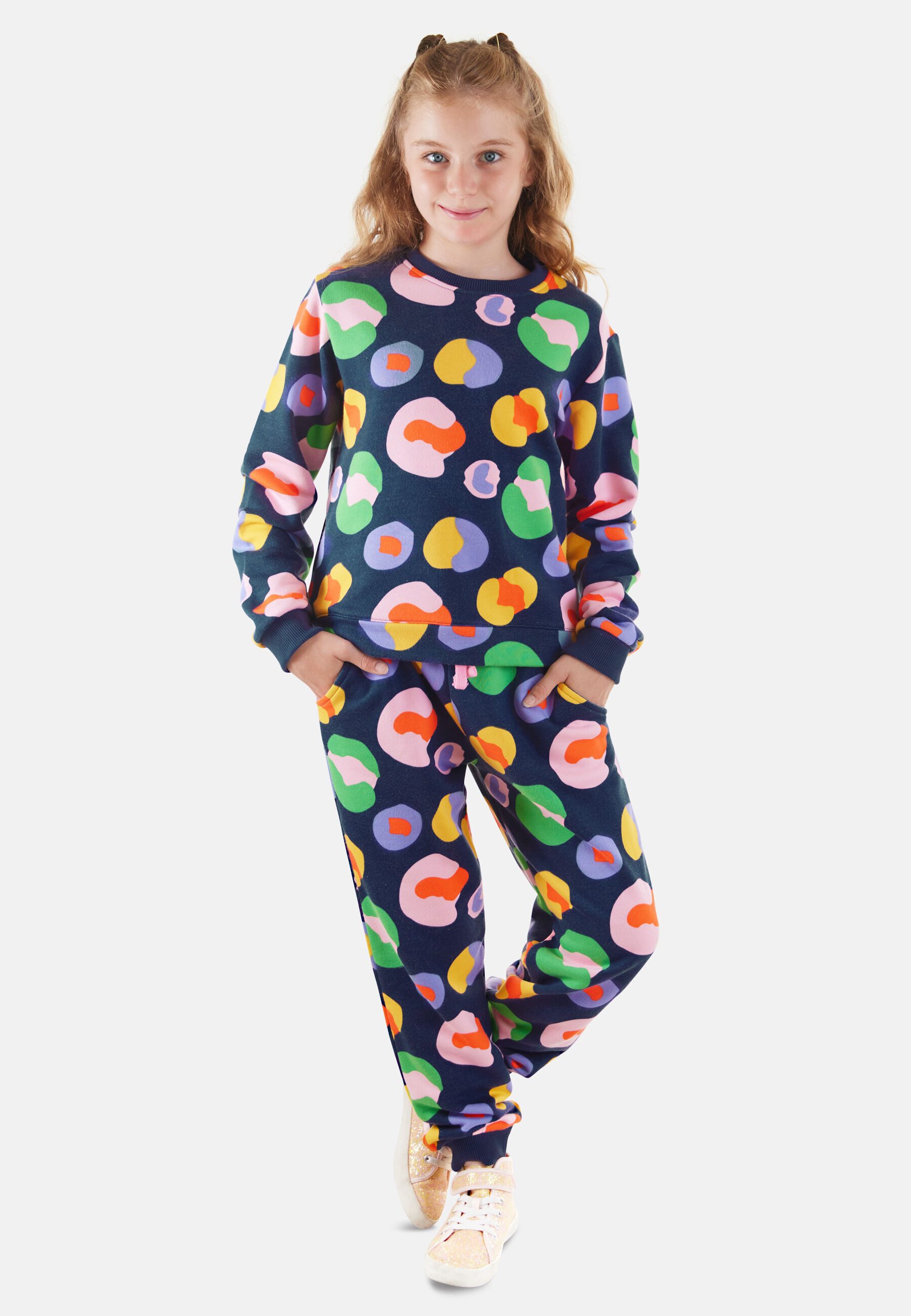 Denokids Hausanzug Flower (2 tlg) mit Blumenmuster