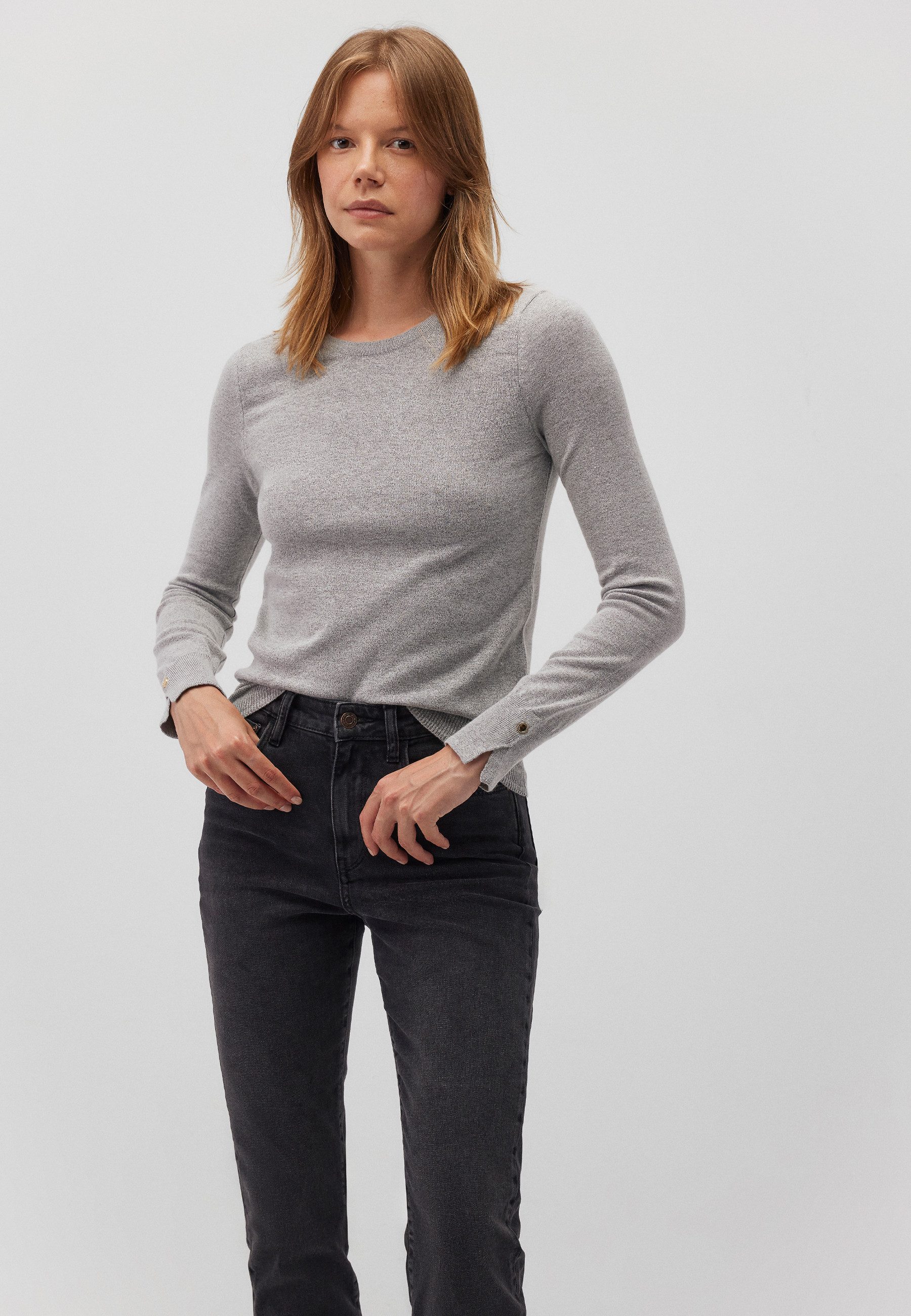 Mavi Strickpullover CREW NECK BASIC SWEATER Pullover Feinstrick