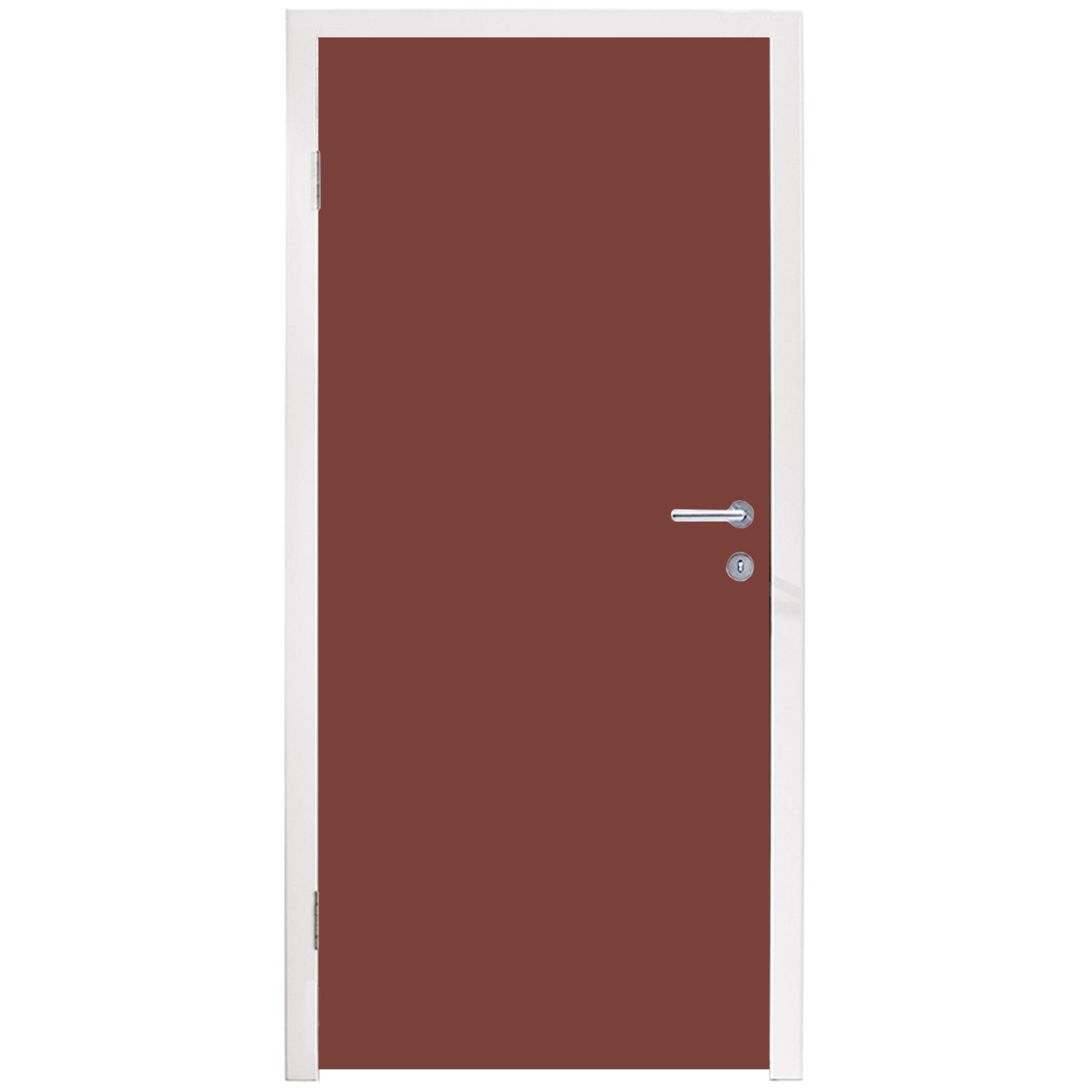 - Tür, Innenbereich, St), (1 Fototapete Türtapete Matt, Palette Rot Türaufkleber, MuchoWow cm für 75x205 bedruckt, -
