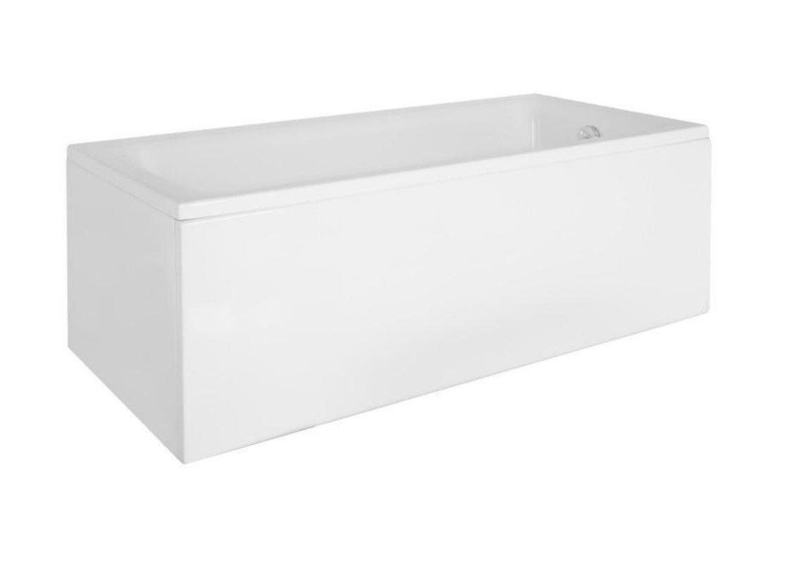 Xlmoebel Badewanne Rechteckige Eckwanne in Weiß aus hochwertigem Material, (1-tlg), Hergestellt in Europa
