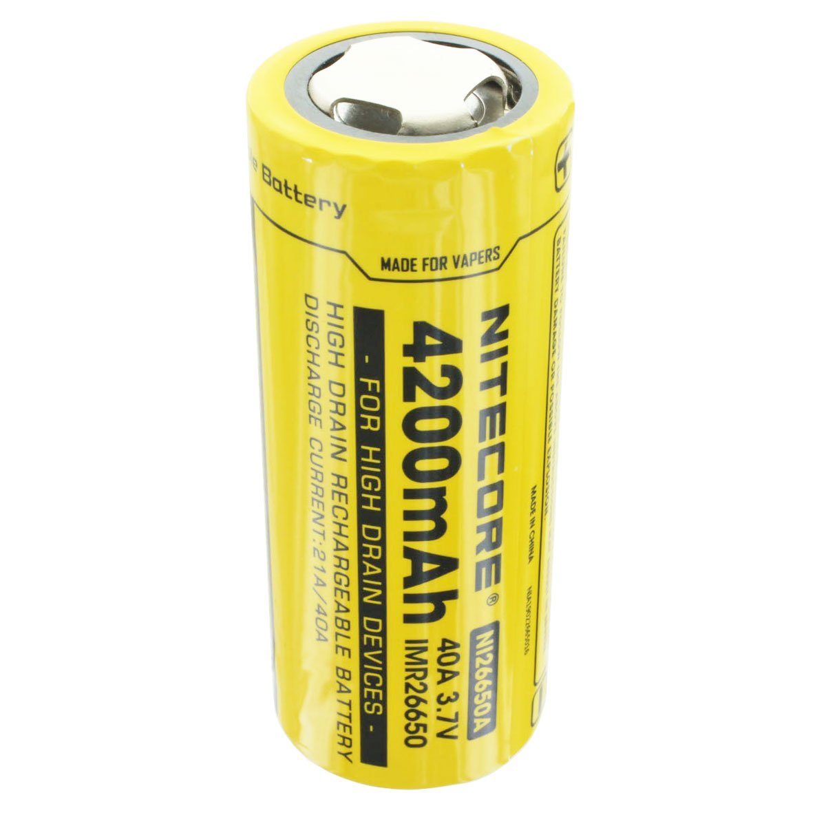 Nitecore »Nitecore 26650IMR Li-Ion Akku 4200mAh max. 40A, Ab« Akku ...