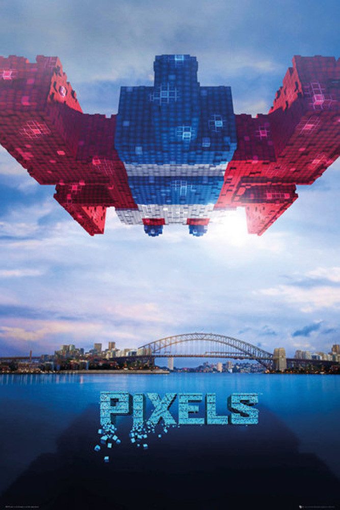 Poster Pixels - Poster - Galaga