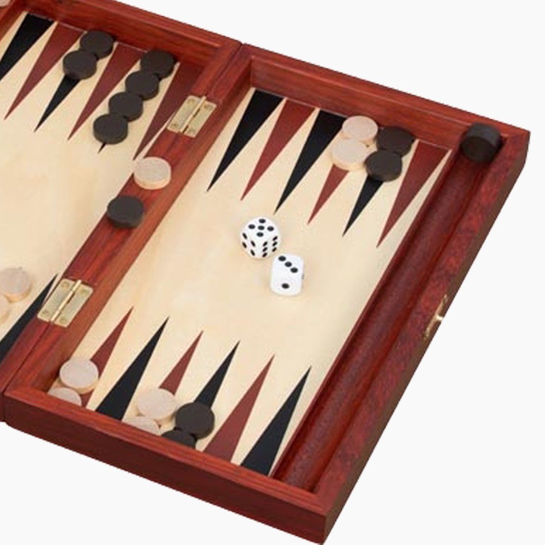 goki Spielesammlung Backgammon Koffer goki, gesellschaftsspiel, im praktischen Klappkästchen