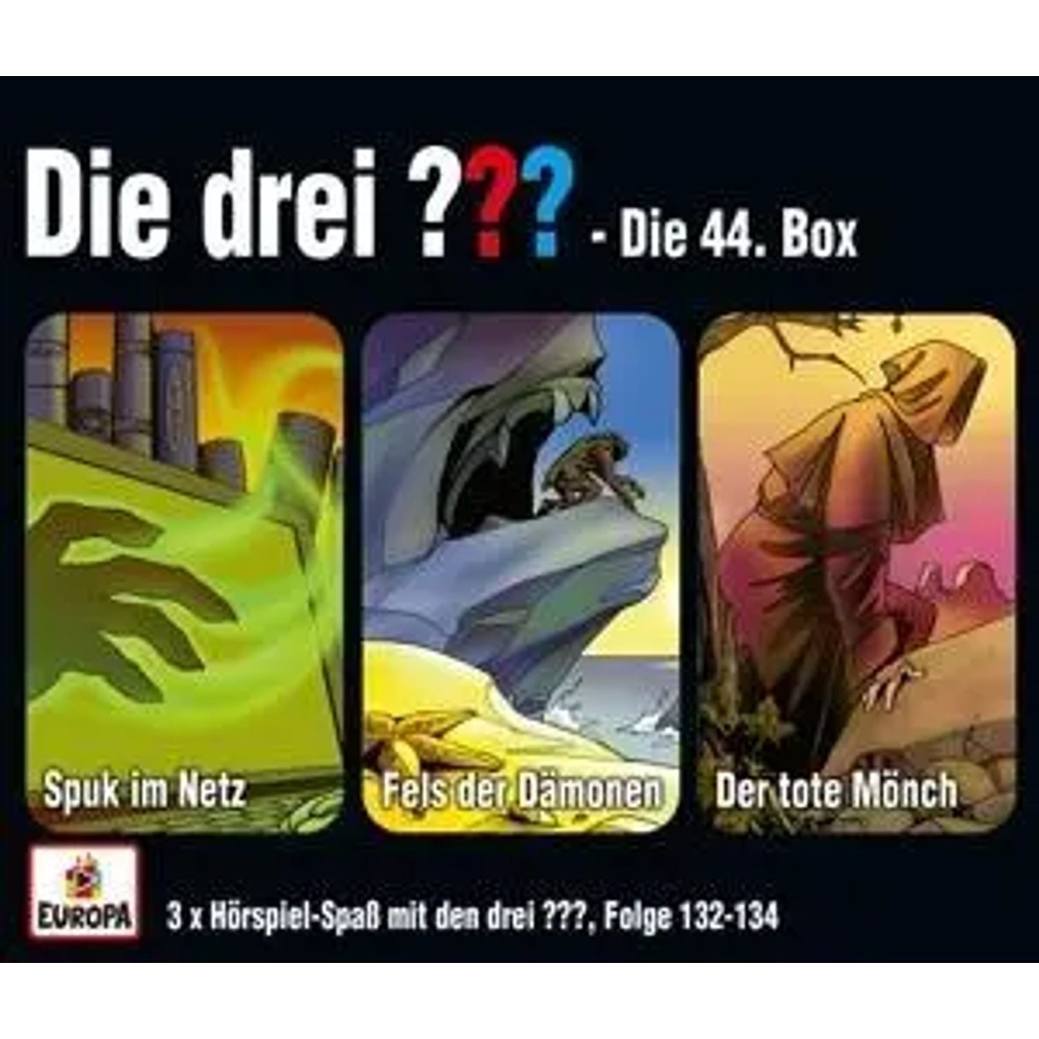 Hörspiel Die drei ??? - 3er Box 44 (Folgen 132, 133, 134)