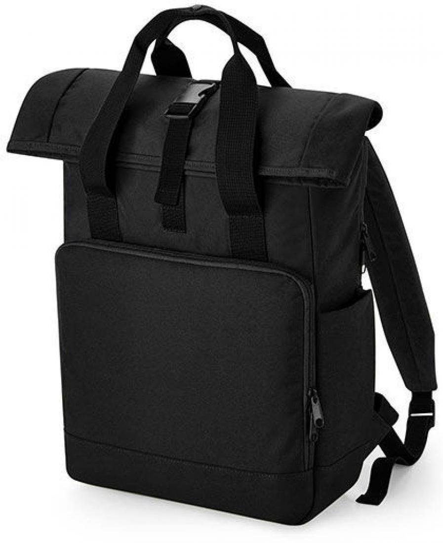 BagBase Laptoprucksack Recycled Twin Handle Roll-Top Laptop Backpack