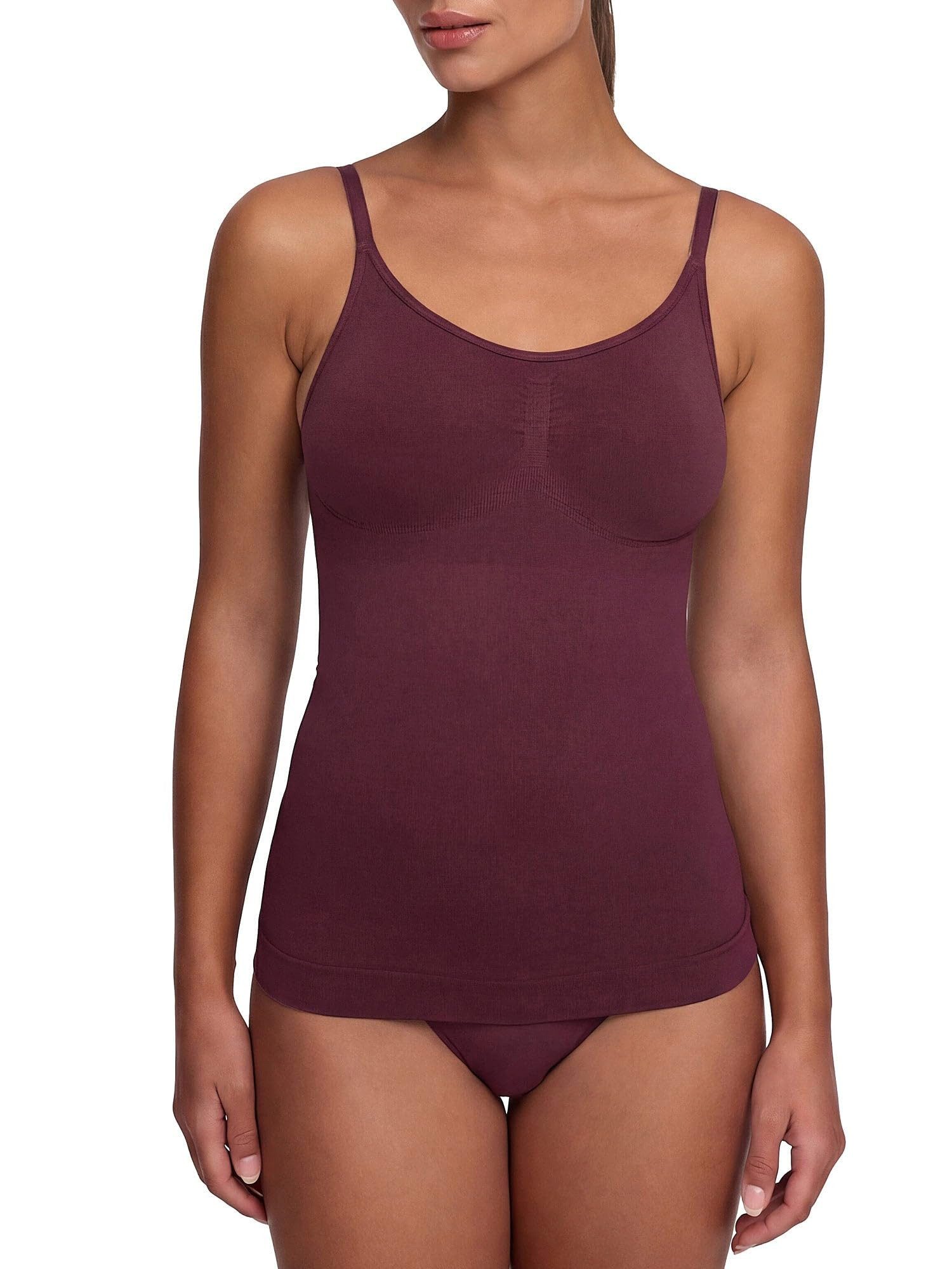 cfab by creamy fabrics Shapingtop Shaping Cami-Burgundy-L (1-tlg)