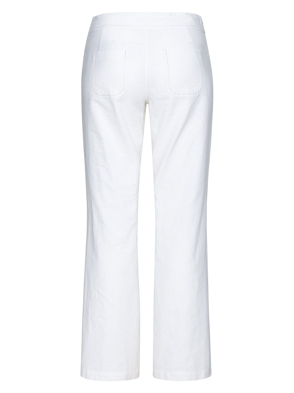 Sheego Leinenhose Große Größen aus angenehmen Baumwoll-Leinen-Mix