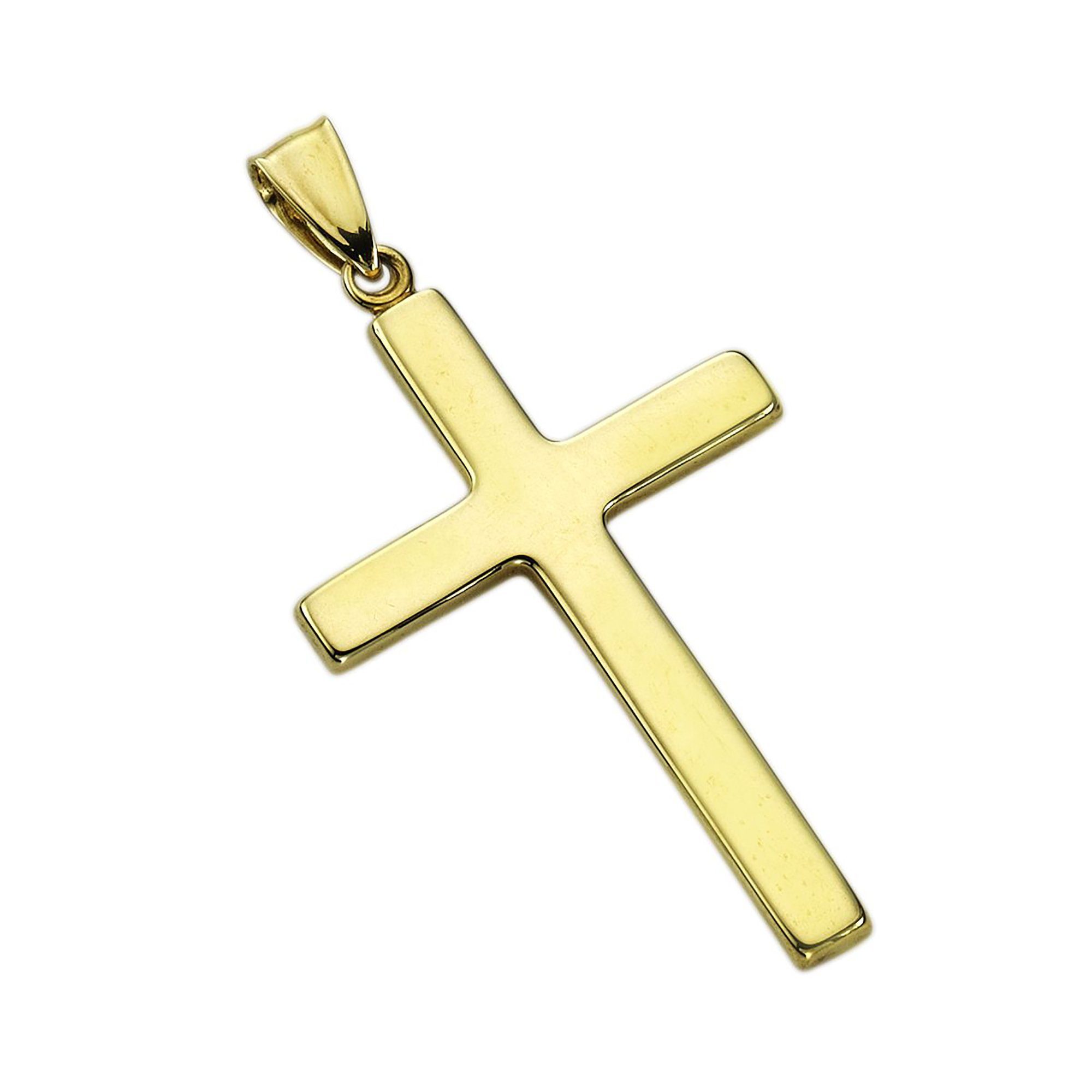 Fascination by Ellen K. Kettenanhänger Gold 333 Kreuz 41mm günstig online kaufen