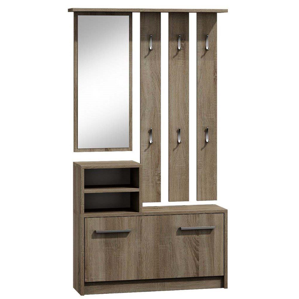 TOPESHOP Garderoben-Set Traumgarderobe: Kleiderschrank, Garderobenständer & günstig online kaufen