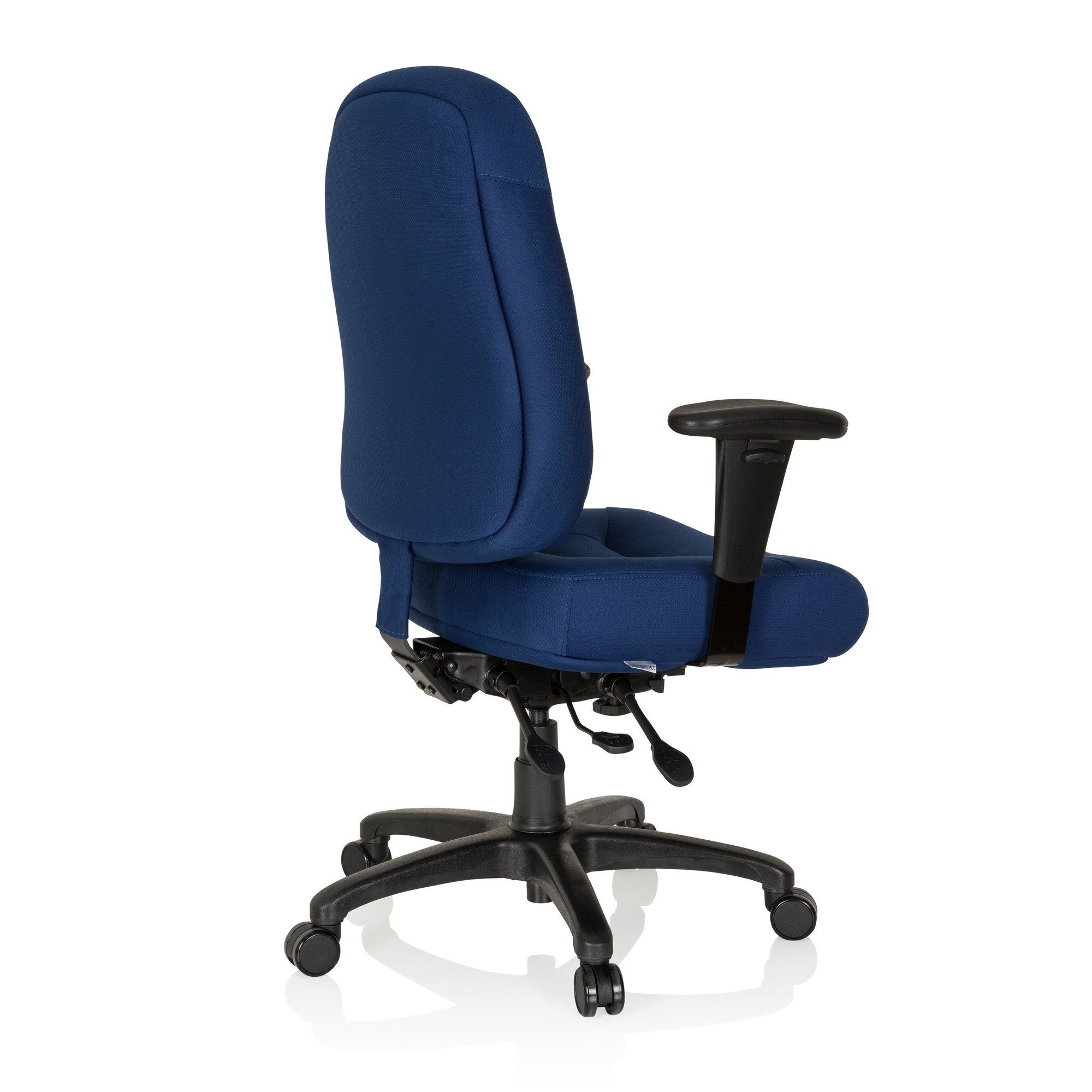 hjh OFFICE Blau XXL ergonomisch Profi (1 Drehstuhl ZENIT Stoff Bürostuhl Schreibtischstuhl St)