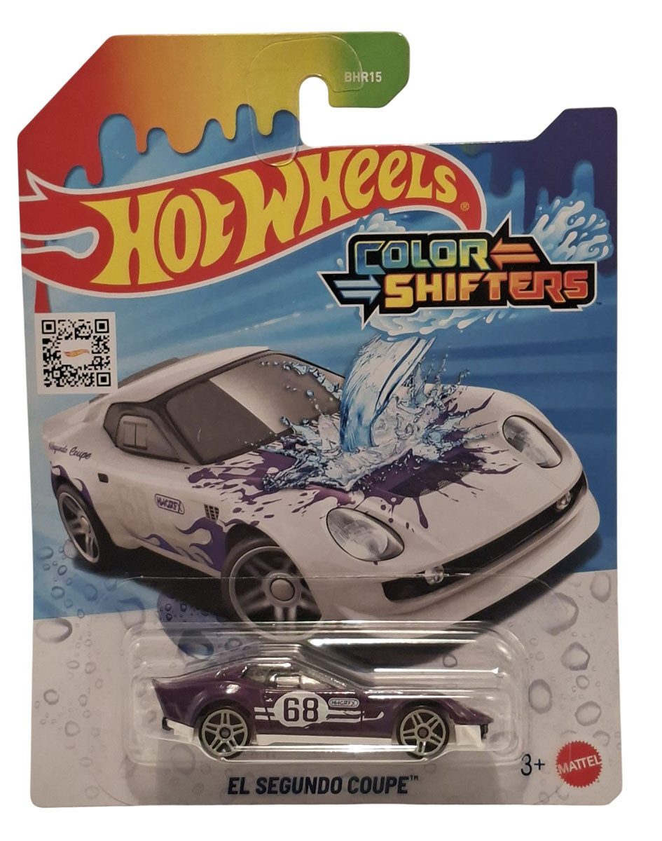 Hot Wheels Spielzeug-Auto Hot Wheels Color Shifters El Segundo Coupe Farbwechselfunktion Auto