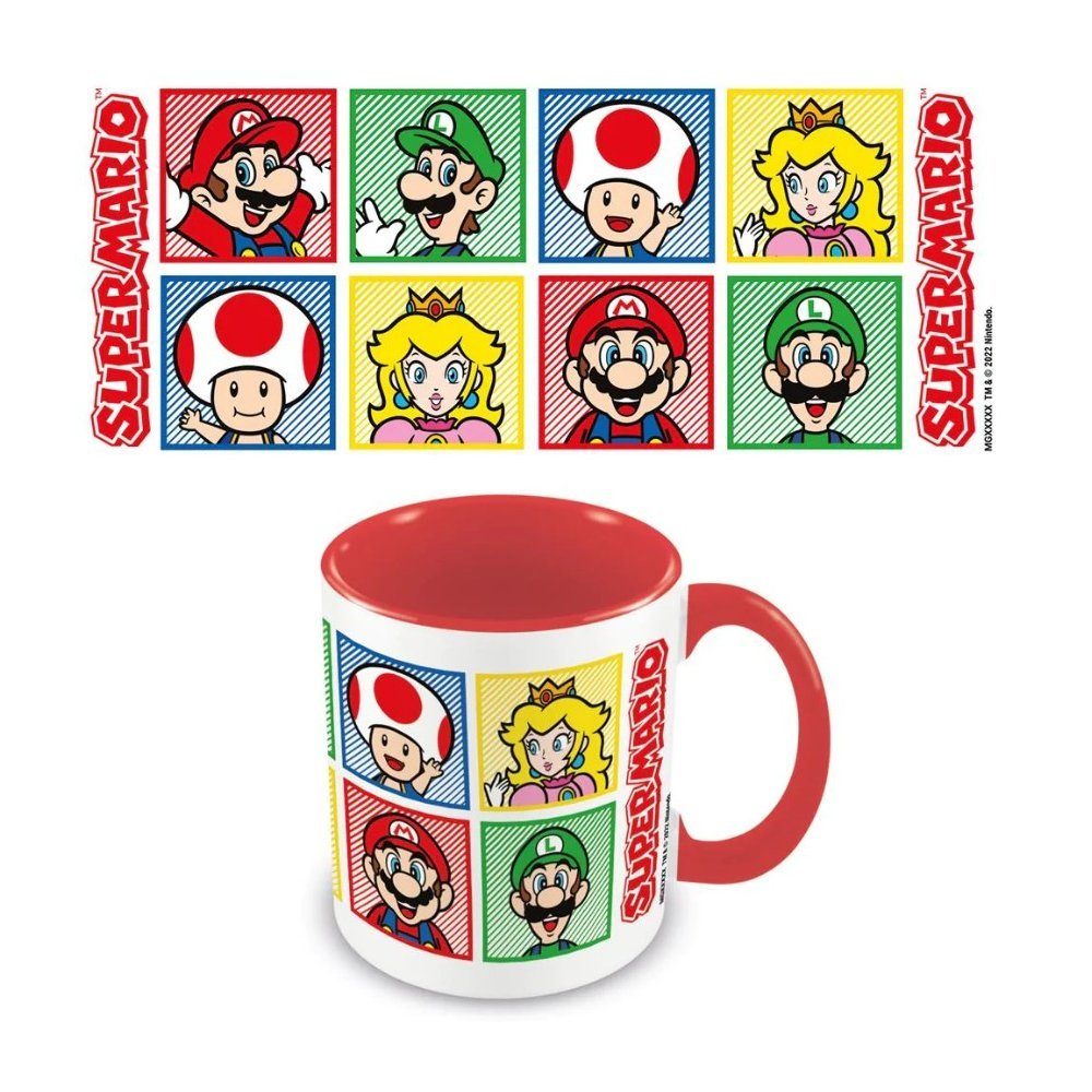 PYRAMID Tasse Tasse, Colour 4 Keramik Mario Super
