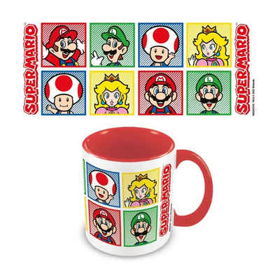 PYRAMID Tasse Super Mario 4 Colour Tasse, Keramik