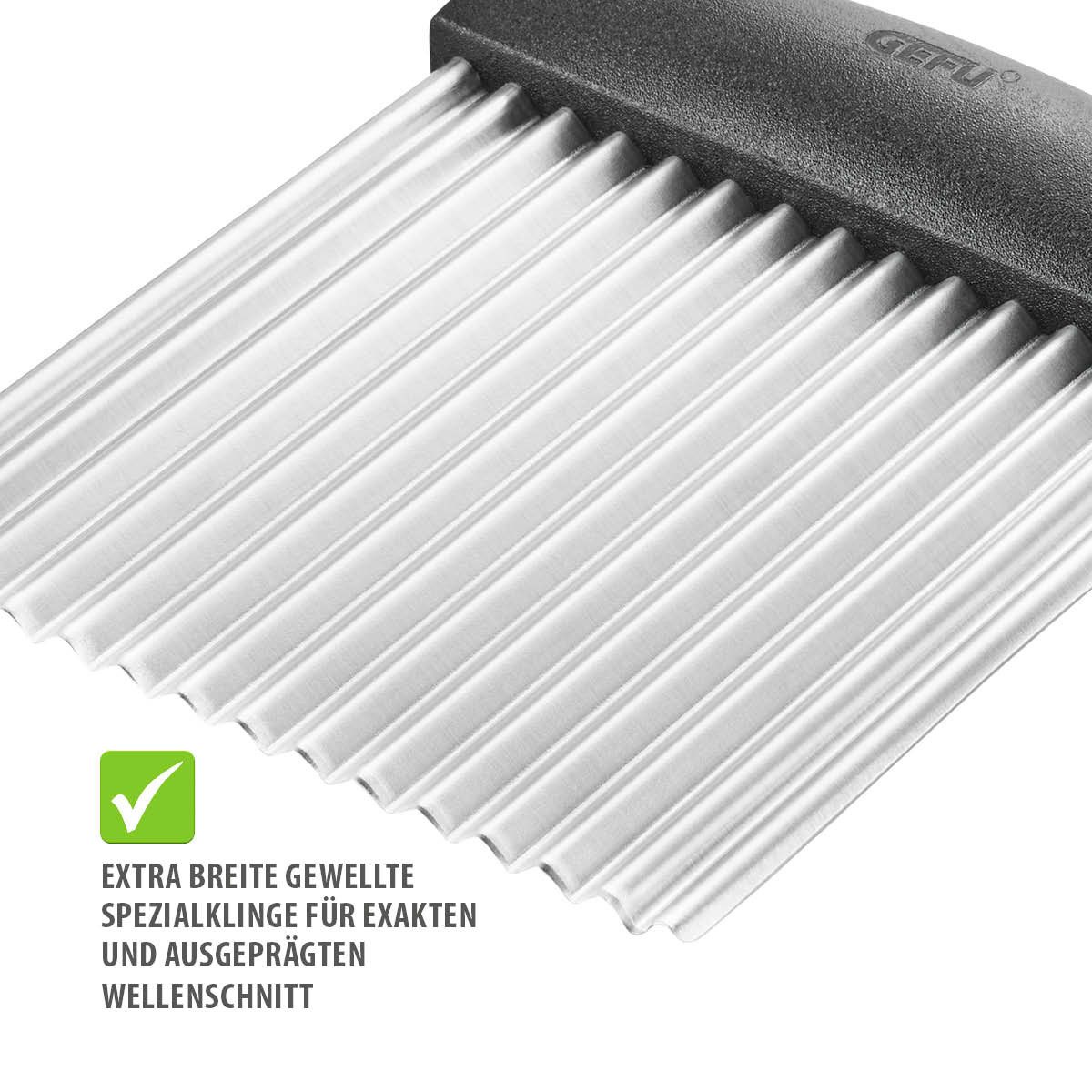 GEFU Gemüse-Scheibenschneider Wellenschneider RIFFL – Bild 4 von 5