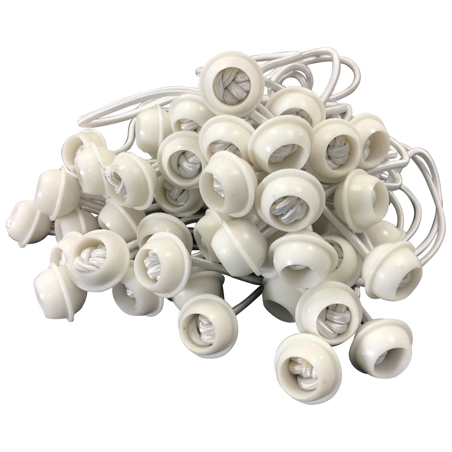 DEGAMO Partyzelt, Zubehör - Spanngummi mit Kugel für Zeltplanen, 50 Stück günstig online kaufen