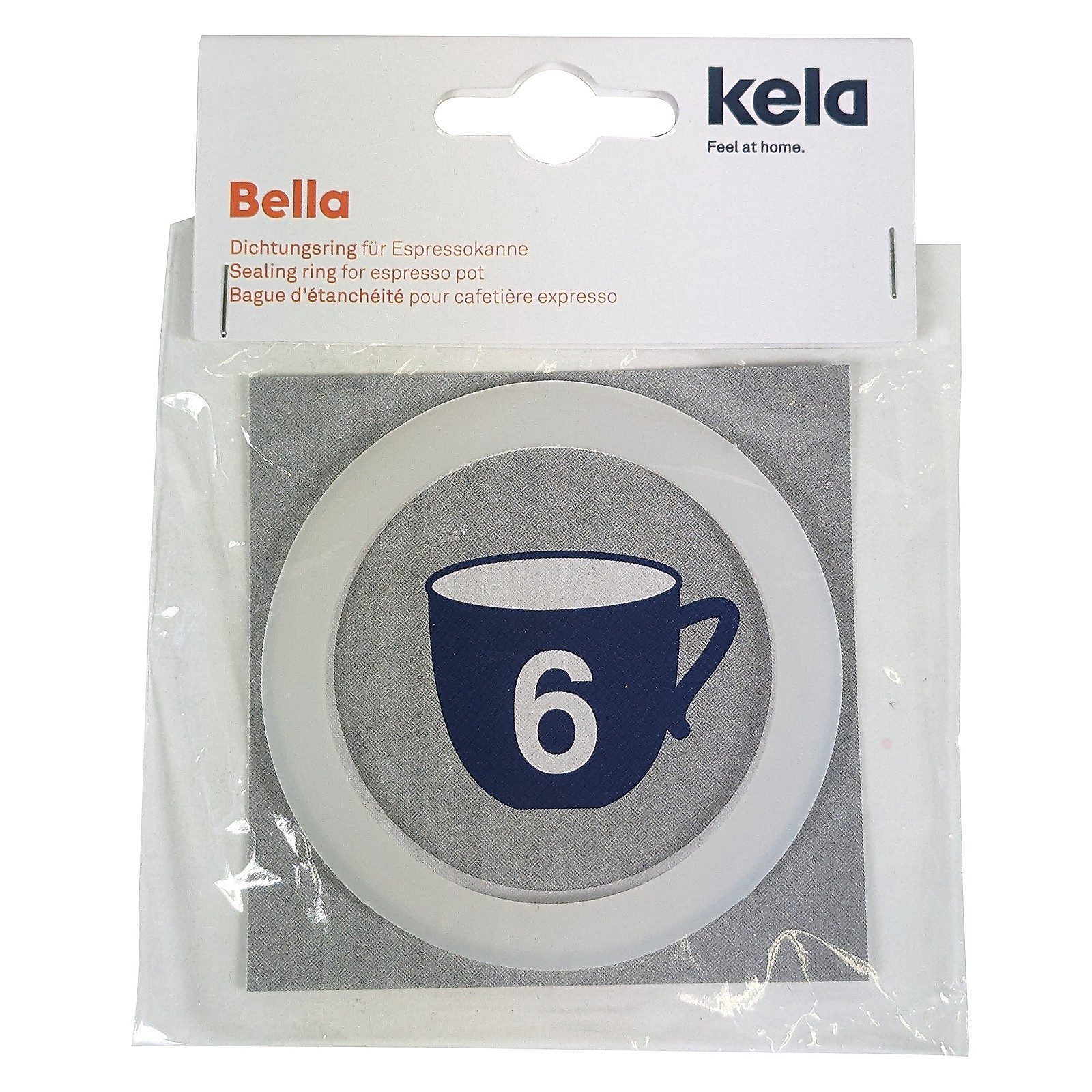 kela Dichtungsring Bella, Ersatzteil für Espressokanne Italia (10591) und Latina (10836)