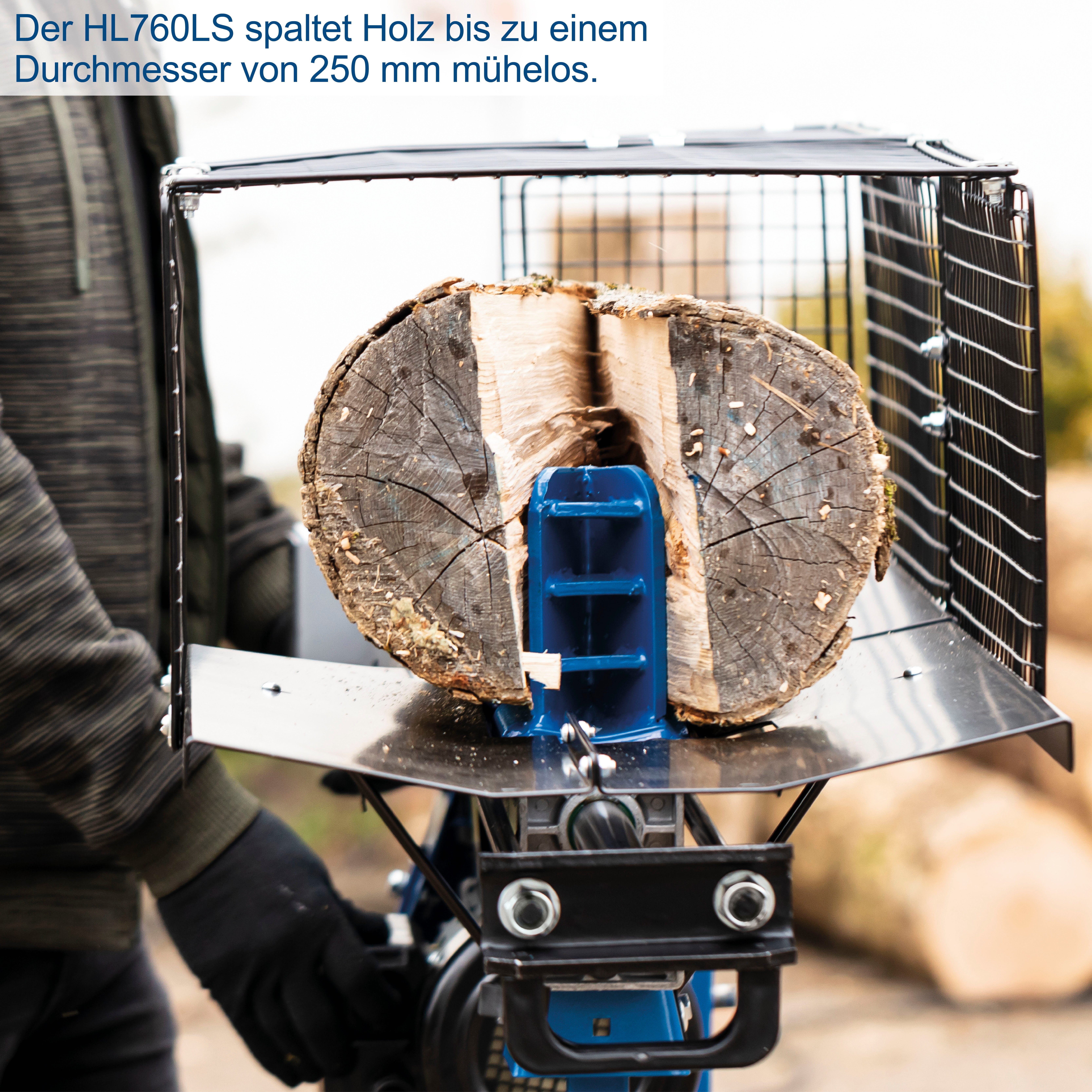 Scheppach Holzspalter »HL760L«, 2200 W, Spaltgutlänge bis 52 cm, Spaltgutdurchmesser bis 25 cm, Spaltkraft 7 Tonnen