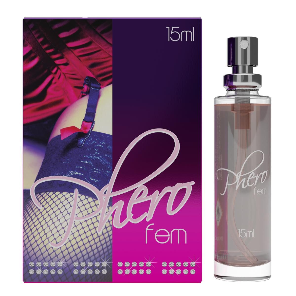 Cobeco Pharma Eau de Parfum Damenparfüm Pherofem Pheromone Aphrodisiaka Sex Lust Süß Blumig, 1-tlg., Frauenduft