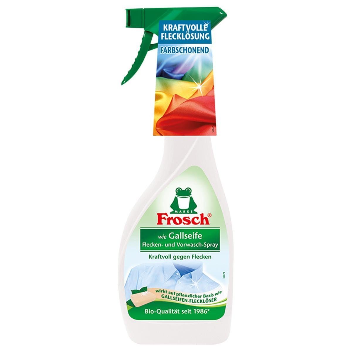 FROSCH 2x Frosch wie Spray Vorwasch 500 und Gallseife Sprü ml Fleck-Entferner Fleckentferner