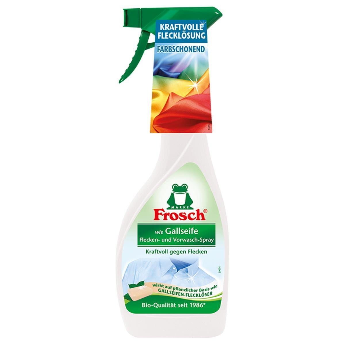 FROSCH Frosch wie Gallseife Fleck-Entferner und Vorwasch-Spray 500 ml  Sprühfl Fleckentferner