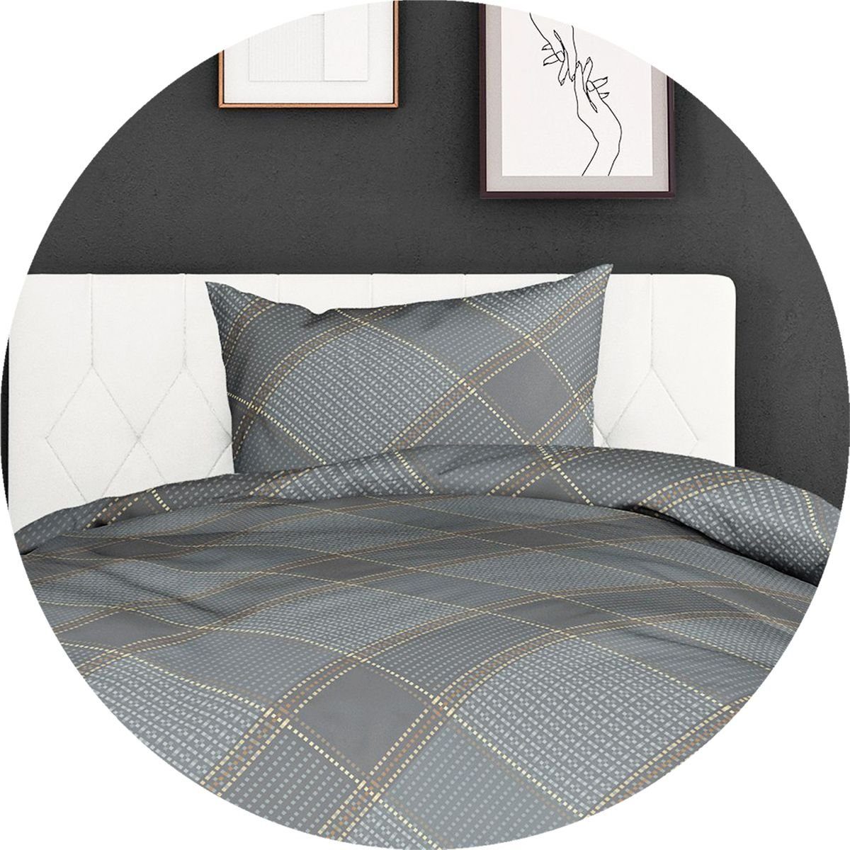 BIERBAUM Wendebettwäsche Bierbaum Mako Satin Bettwäsche günstig online kaufen