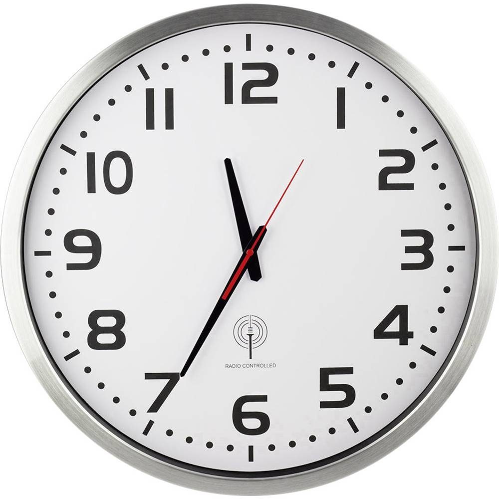 EUROTIME Wanduhr Funk-Wanduhr Jumbo 56863