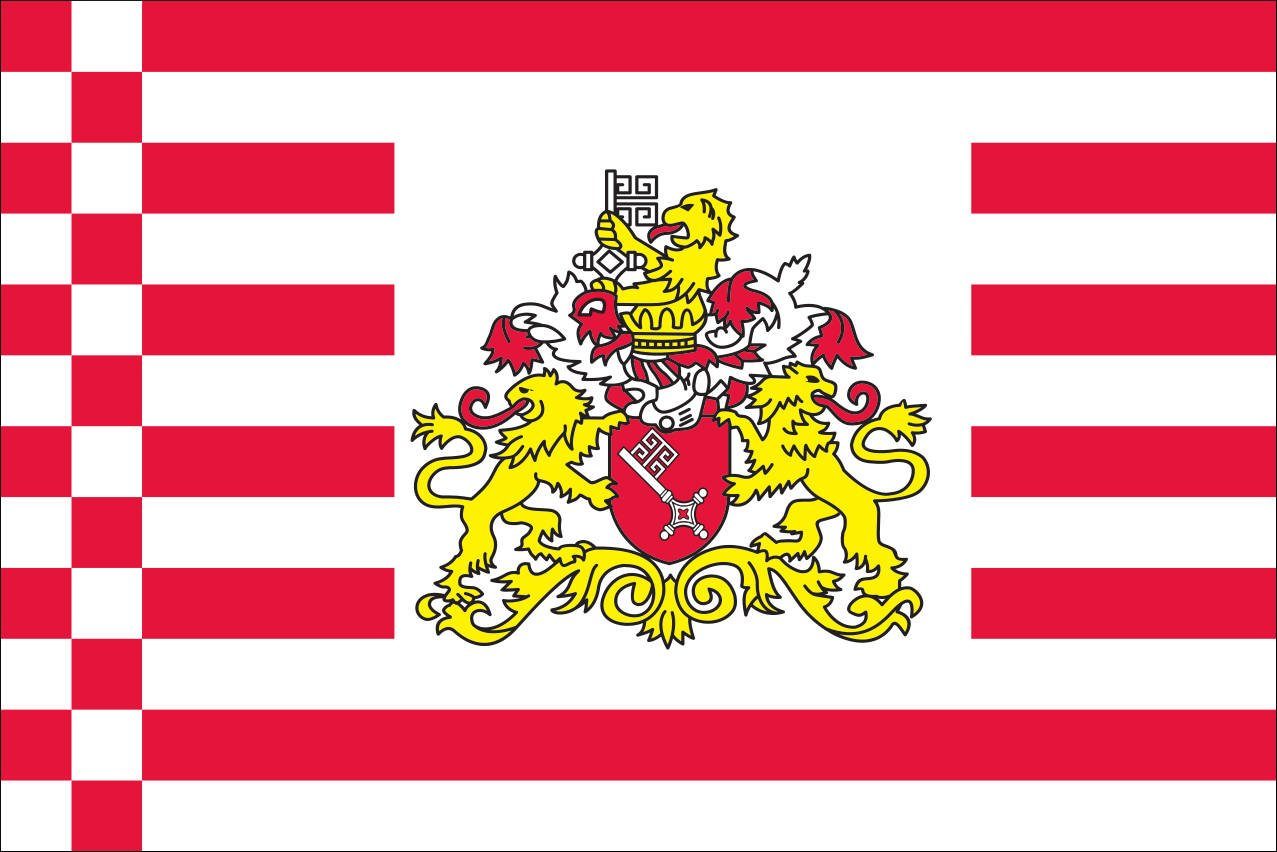 g/m² Senat Querformat flaggenmeer 120 Bremer Flagge
